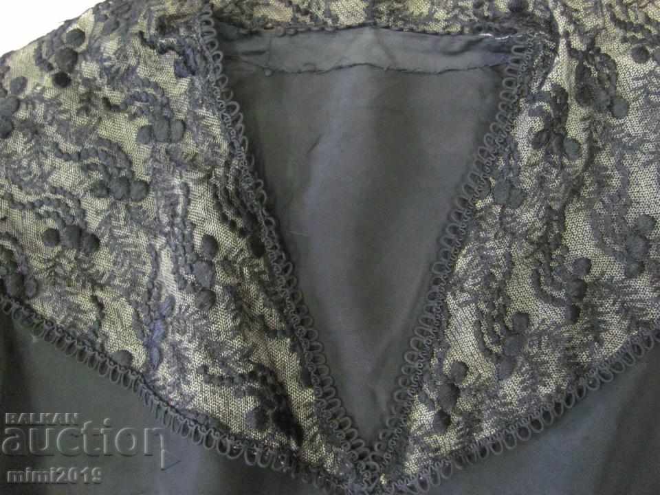 30s Ladies Silk Lace Dress - 6 30s Ladies Silk Lace Dress - 6