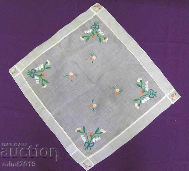 30s Hand Embroidery 2 pcs. Carriage, Tablecloths - 5