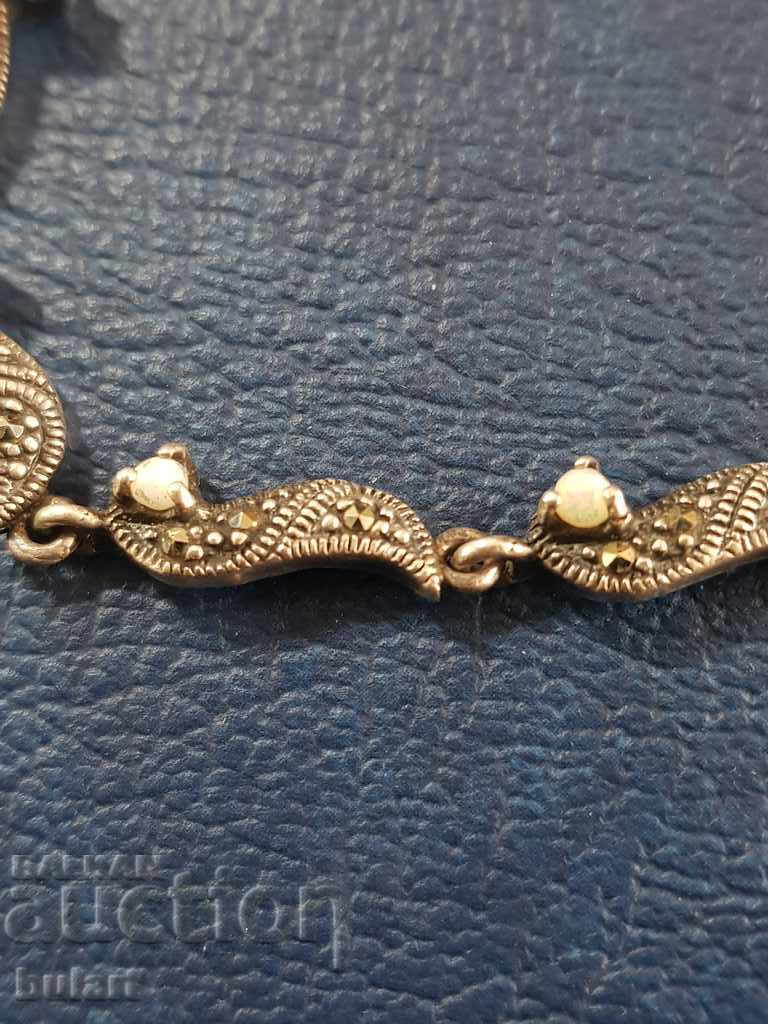 925 SILVER BRACELET WITH STONES SILVER Bracelet with price 150.00 BGN | € 76.69 925 SILVER BRACELET WITH STONES SILVER Bracelet with price 150.00 BGN | € 76.69