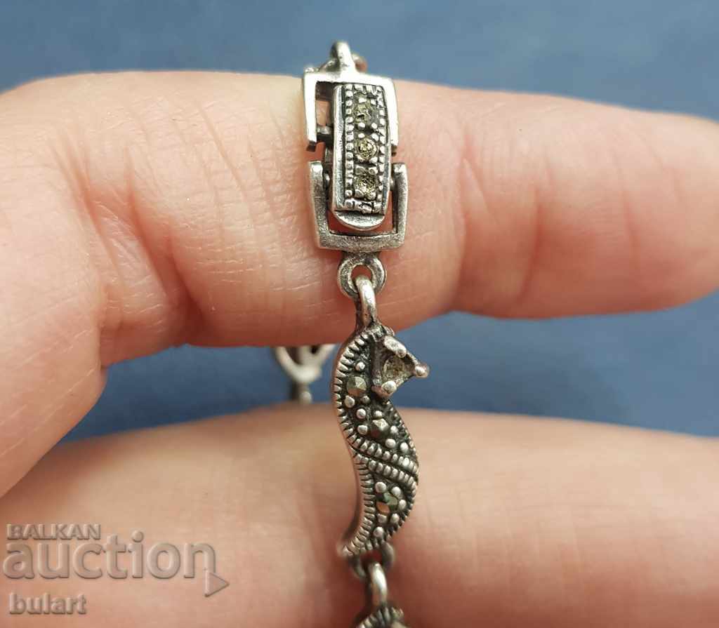 Delivery of 925 SILVER BRACELET WITH STONES SILVER Bracelet Delivery of 925 SILVER BRACELET WITH STONES SILVER Bracelet