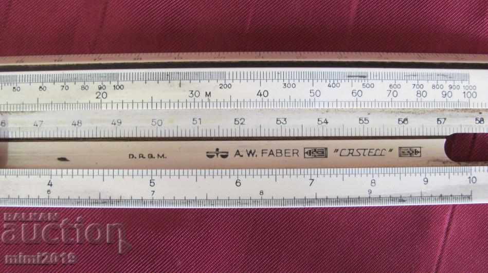 World War II Faber Castell Logarithmic Line with price 72.00 BGN | € 36.81