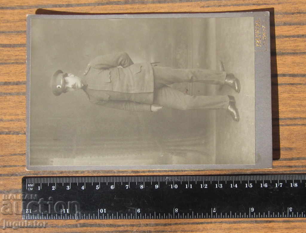 PSV fotografie militară a ofițerului regal bulgar Krepiev 1916 - 7