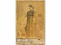 СТАРА ФОТОГРАФИЯ - КАРТОН - ЦАРИГРАД - ПЕРА - 0377