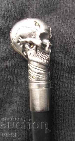 Auction  Skull walking stick with hidden dagger (REPLY 1815)