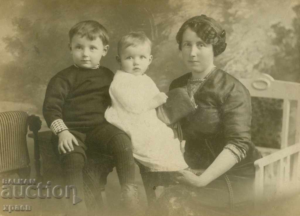 СТАРА ФОТОГРАФИЯ - КАРТОН - ГРАБНЕР - СОФИЯ - 0497