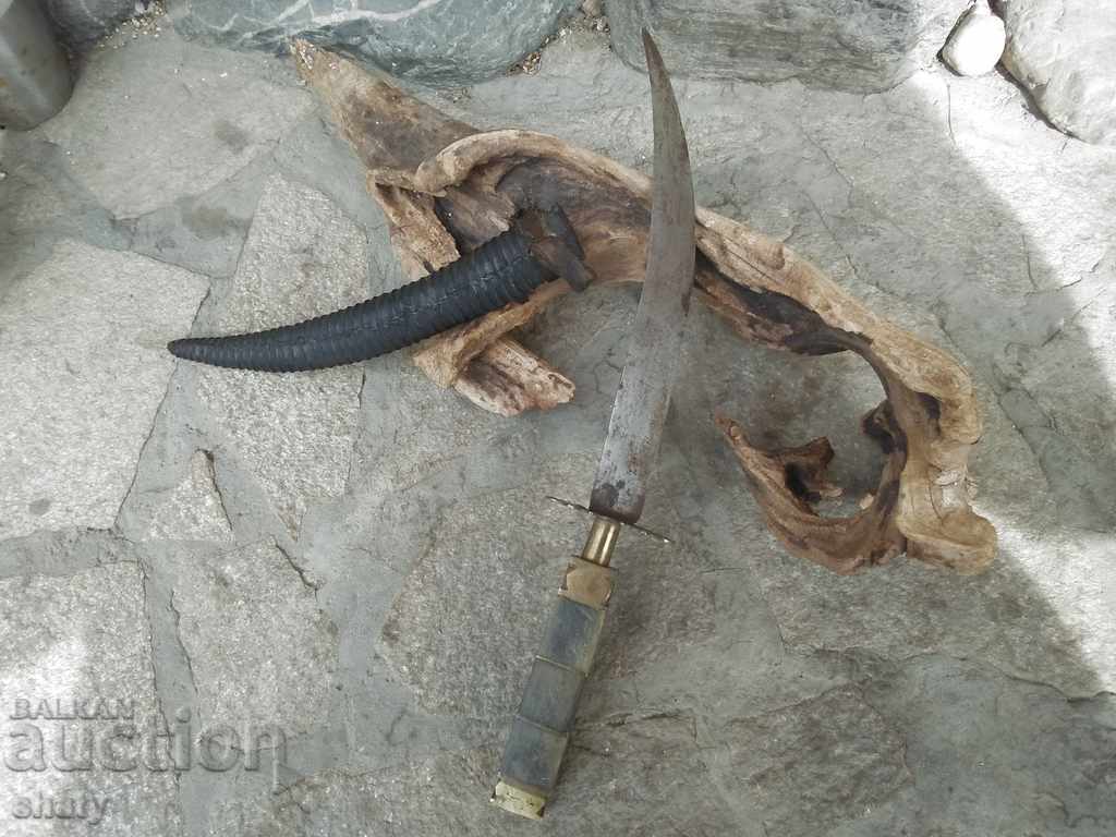 Old African dagger. - 5