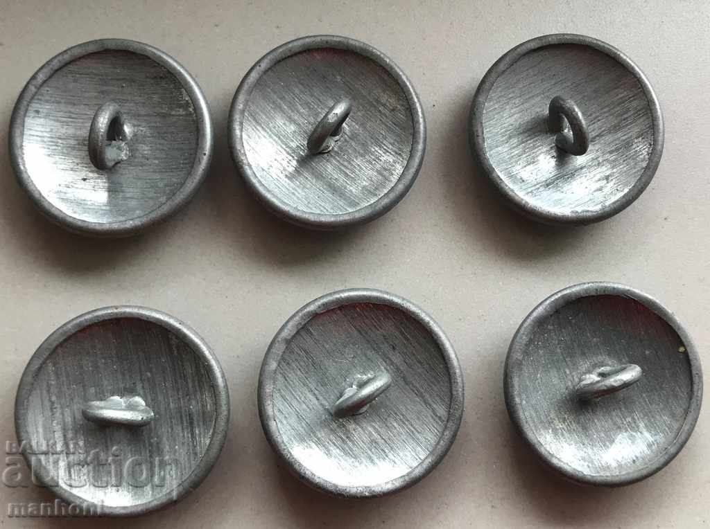 4199 Kingdom of Bulgaria 6 large artillery buttons Boris III with price 30.00 BGN | € 15.34 4199 Kingdom of Bulgaria 6 large artillery buttons Boris III with price 30.00 BGN | € 15.34