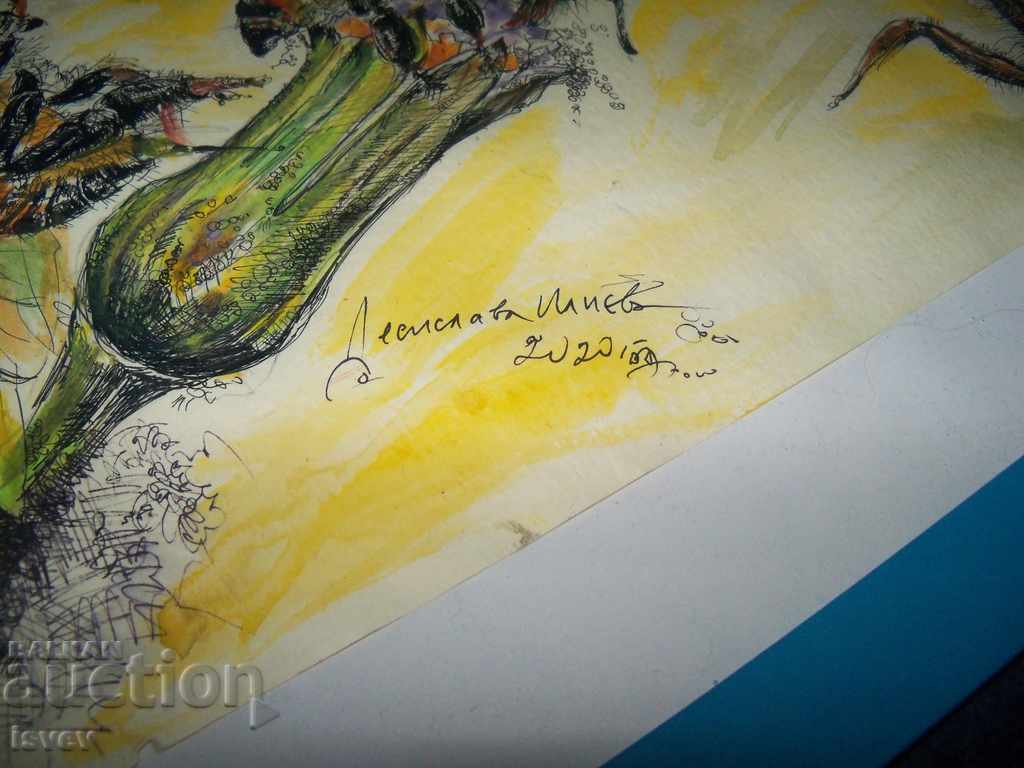 "Bees" painting by the artist Desislava Ilieva - 6 "Bees" painting by the artist Desislava Ilieva - 6