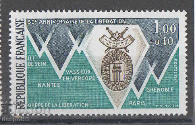 1974. France. Order of 30 years from Liberation.
