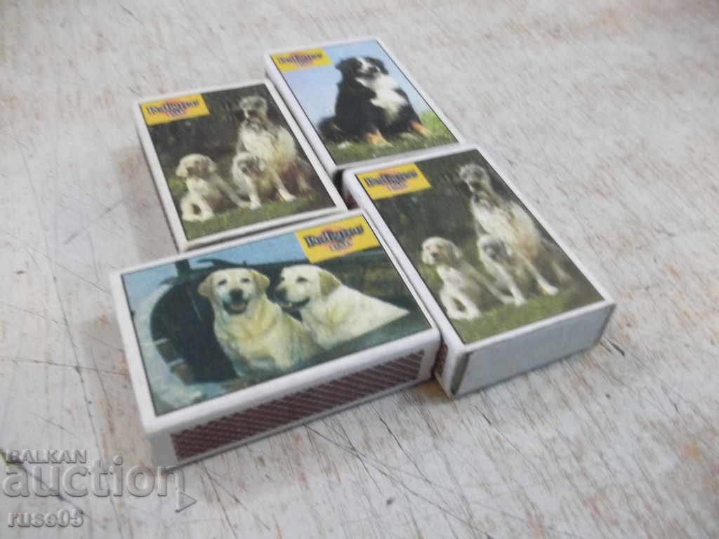Auction Lot of 4 pcs. Bulgarian matches Auction Lot of 4 pcs. Bulgarian matches