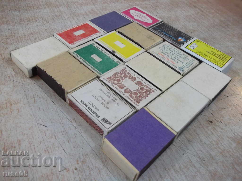 Lot of 17 pcs. Bulgarian matches - 7 Lot of 17 pcs. Bulgarian matches - 7