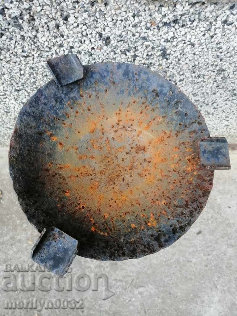 Old forged ashtray wrought iron - 5 Old forged ashtray wrought iron - 5