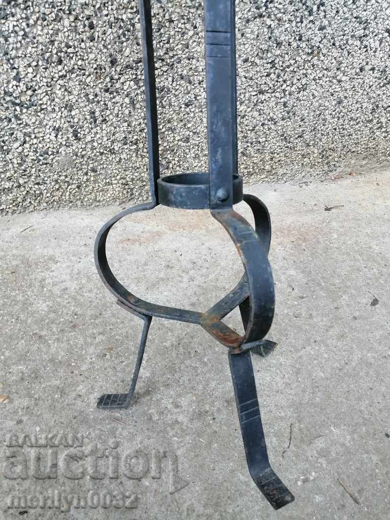 Old forged ashtray wrought iron - 6 Old forged ashtray wrought iron - 6