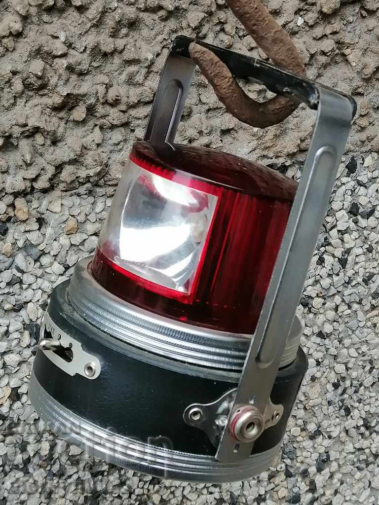 Old searchlight lantern flashlight lamp from the Soviet Union era - 6 Old searchlight lantern flashlight lamp from the Soviet Union era - 6