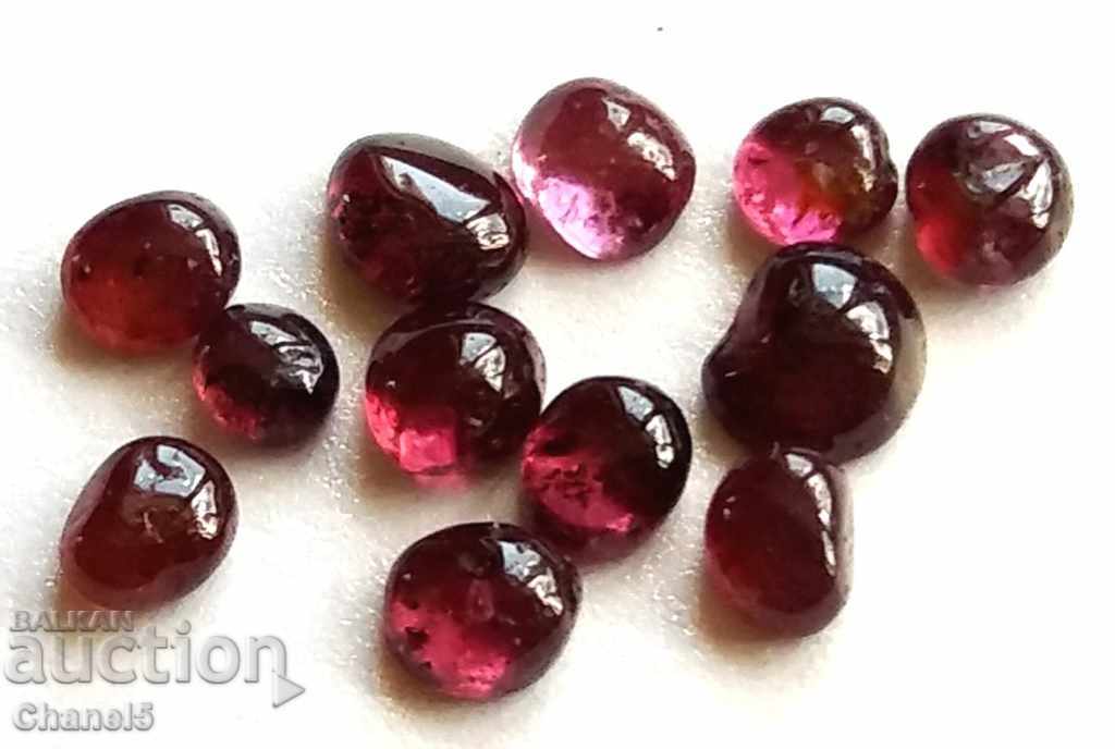 NATHETIC Pomegranates, RODONITE - 12 pcs. Cabochon (173)