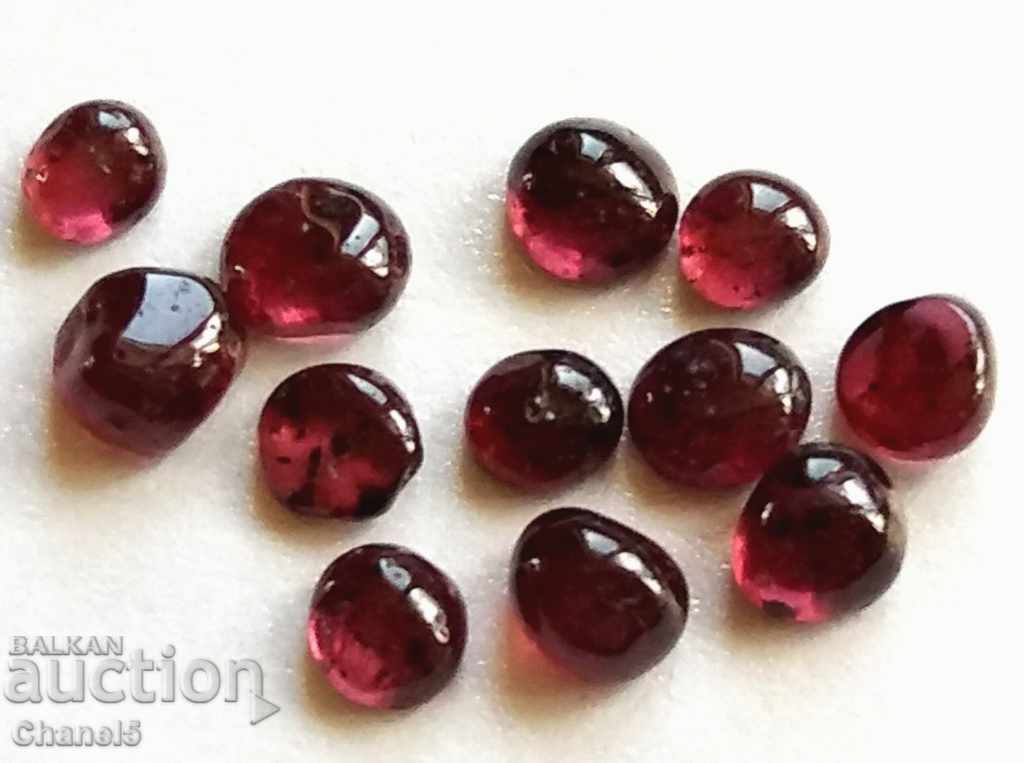 NATHETIC Pomegranates, RODONITE - 12 pcs. Cabochon (175)