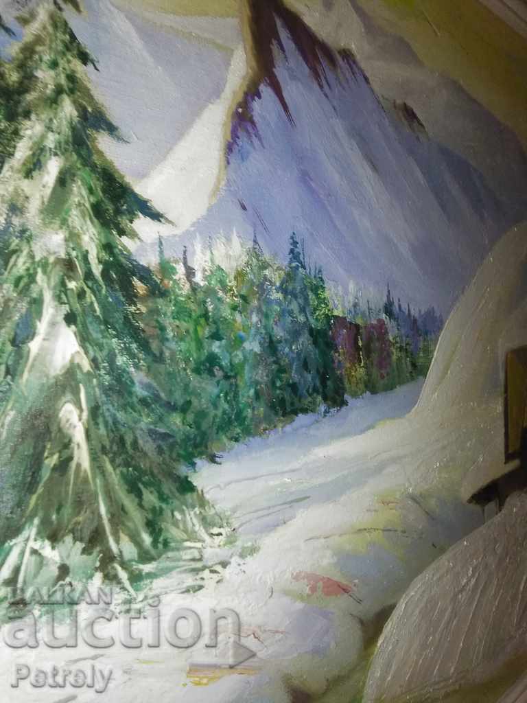 Old Bulgarian oil painting signed - 5 Old Bulgarian oil painting signed - 5