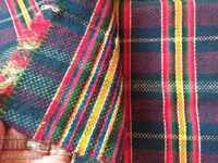 Authentic woven wool plaid apron