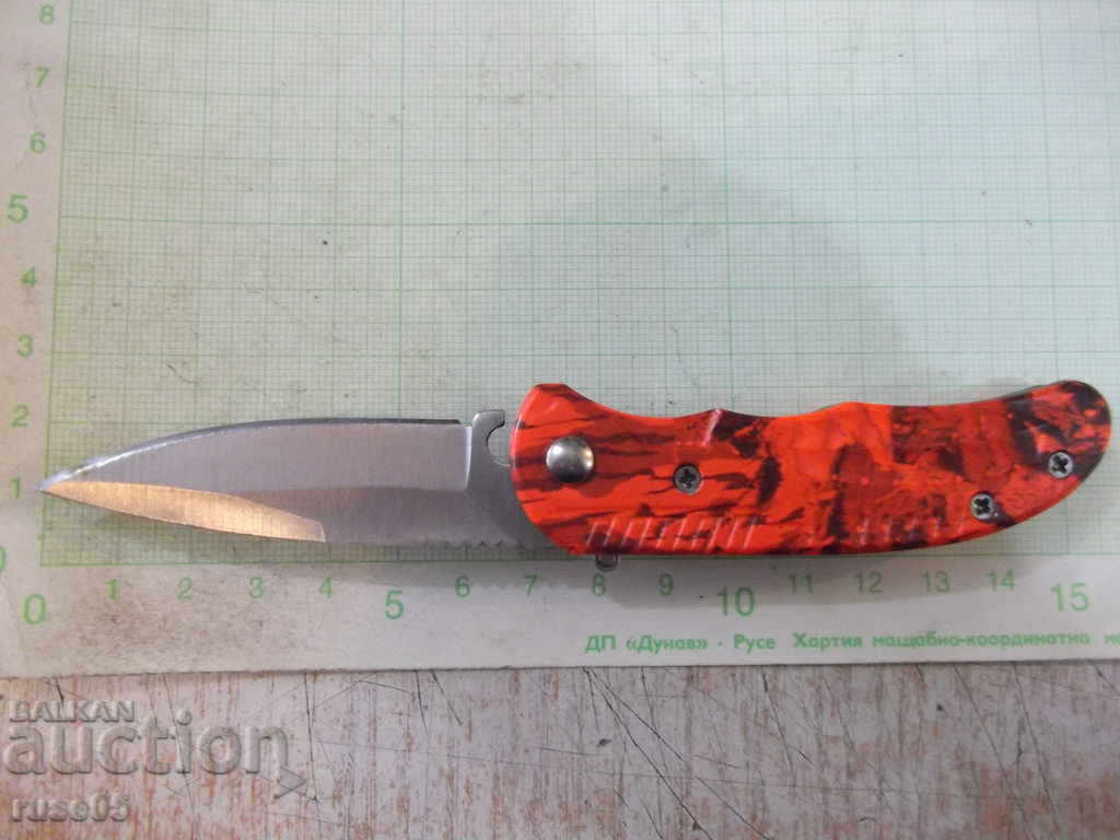 Knife folding semi-automatic with price 10.00 BGN | € 5.11 Knife folding semi-automatic with price 10.00 BGN | € 5.11