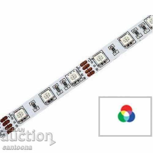 5 meters LED strip RGB MULTICOLOR - 4 colors in 1 diode with price 24.99 BGN | € 12.78 5 meters LED strip RGB MULTICOLOR - 4 colors in 1 diode with price 24.99 BGN | € 12.78