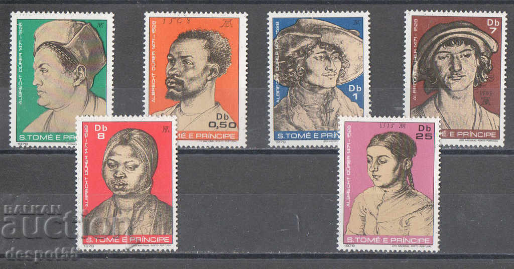 1979 Sao Tome and Principe. 450 years since the death of Albrecht Durer