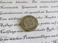 Νόμισμα Ράιχ - Γερμανία - 10 pfenigs 1899; Μια σειρά