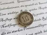 Ράιχ Coin - Γερμανία - 10 εκατοστά του μάρκου | 1901.? Serie A