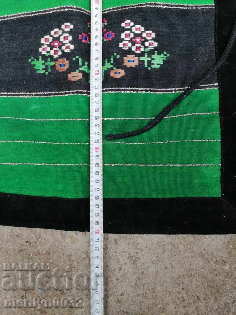 Delivery of Old woven embroidered embroidered apron with purple sukman costume Delivery of Old woven embroidered embroidered apron with purple sukman costume