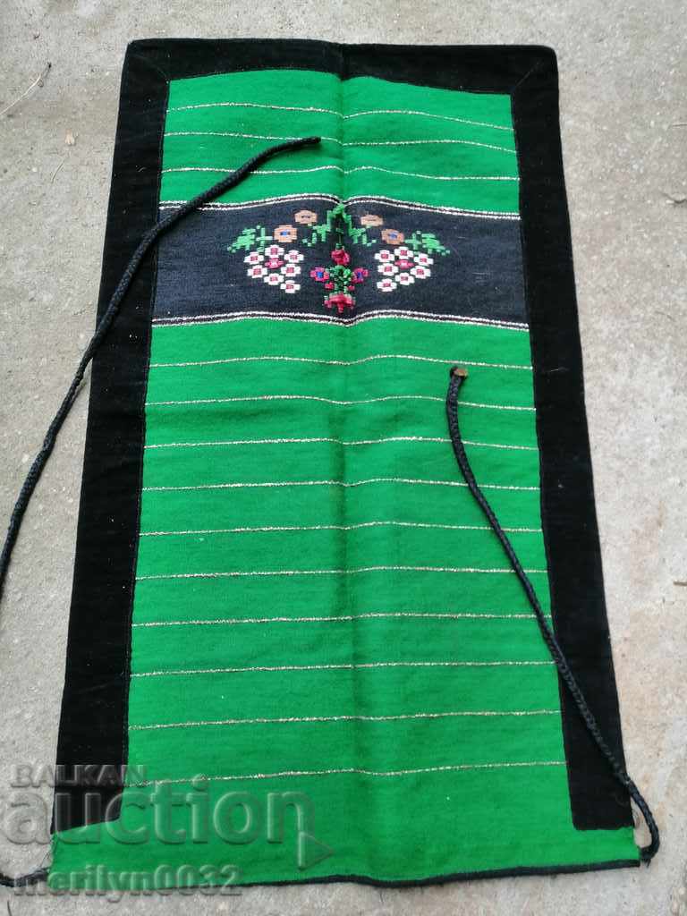 Old woven embroidered embroidered apron with purple sukman costume - 6 Old woven embroidered embroidered apron with purple sukman costume - 6