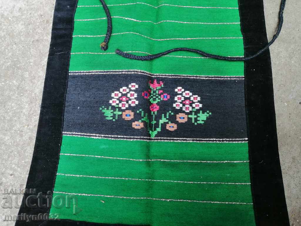 Old woven embroidered embroidered apron with purple sukman costume - 7 Old woven embroidered embroidered apron with purple sukman costume - 7