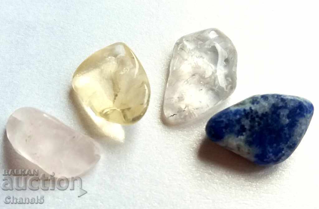 LOT OF NATURAL STONES - Lapis Lazuli, Citrine and Quartz (195) with price 5.90 BGN | € 3.02 LOT OF NATURAL STONES - Lapis Lazuli, Citrine and Quartz (195) with price 5.90 BGN | € 3.02