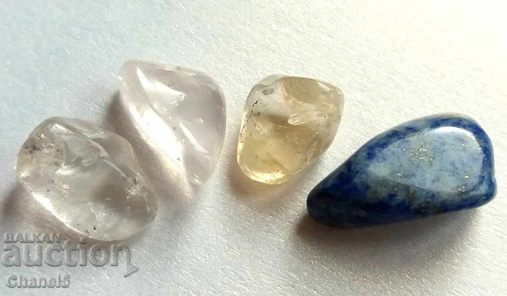 LOT OF NATURAL STONES - Lapis Lazuli, Citrine and Quartz (197) with price 5.90 BGN | € 3.02 LOT OF NATURAL STONES - Lapis Lazuli, Citrine and Quartz (197) with price 5.90 BGN | € 3.02