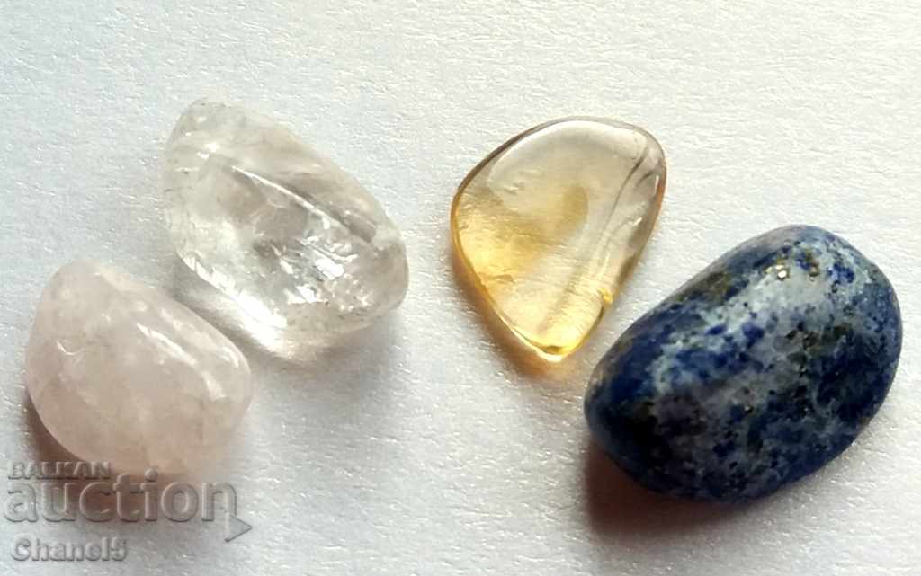 LOT OF NATURAL STONES - Lapis Lazuli, Citrine and Quartz (198) with price 5.90 BGN | € 3.02 LOT OF NATURAL STONES - Lapis Lazuli, Citrine and Quartz (198) with price 5.90 BGN | € 3.02