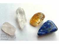 O mulțime de pietre NATURALE - Lapis Lazuli, citrine și cuarț (199)