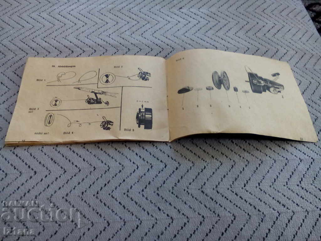 Auction Instructions for use Fishing Reel Rileh Rex 64 Auction Instructions for use Fishing Reel Rileh Rex 64