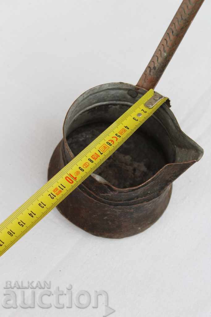 LARGE COPPER COPPER CAFETER KETTLE COPPER COPPER COURT with price 29.00 BGN | € 14.83