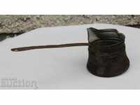 ARAMĂ MARE DIN ARAMĂ DIN ARAMĂ CAFETER CU FIERĂ