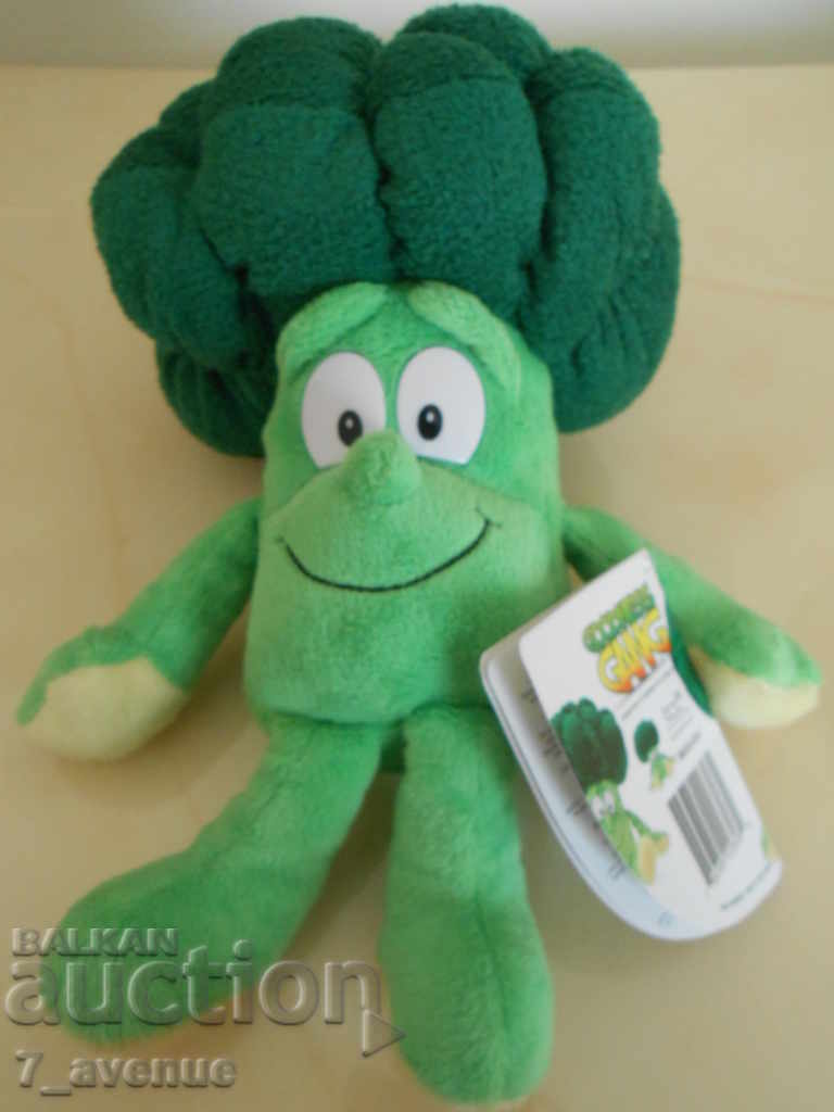 Όμορφο βελούδινο παιχνίδι - Μπρόκολο, επίσης μια διακόσμηση - 5 Όμορφο βελούδινο παιχνίδι - Μπρόκολο, επίσης μια διακόσμηση - 5