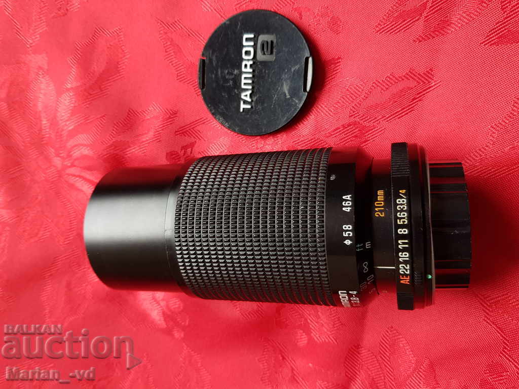 Tamron Lens 70-210 mm, F 1: 3.8-4