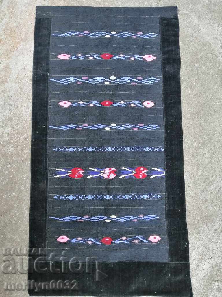 Стара тъкана бродирана везана престилка с сърма носия сукман