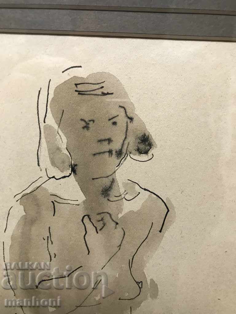 1429 Ilia Petrov Act, watercolor ink Identification R. 44/54 cm with price 850.00 BGN | € 434.60 1429 Ilia Petrov Act, watercolor ink Identification R. 44/54 cm with price 850.00 BGN | € 434.60