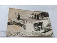 Пощенска картичка Строеж на основите на къща