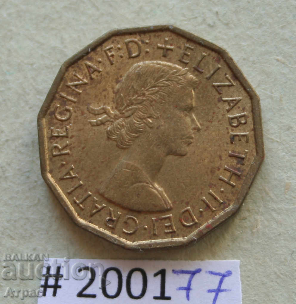 3 πένες 1967 σφραγίδα του Ηνωμένου Βασιλείου με τιμή € 0.77 | 1.51 BGN