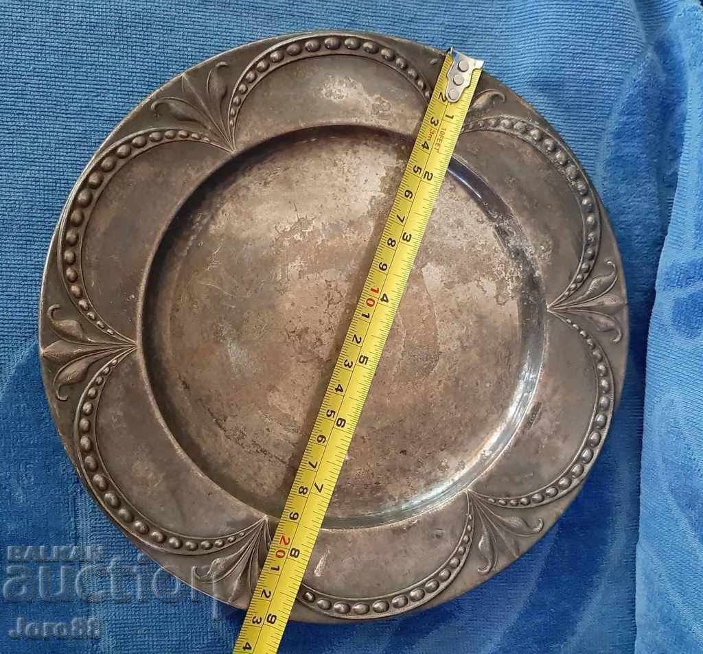 Auction Antique Silver Plated Art Deco Marked Plate Auction Antique Silver Plated Art Deco Marked Plate
