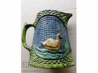 Glazed Trojan jug, ceramics, vase, chalice