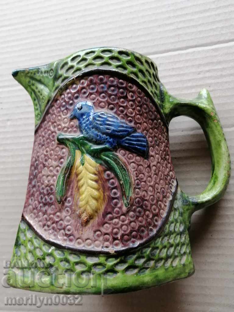 Glazed Trojan jug, ceramics, vase, chalice Glazed Trojan jug, ceramics, vase, chalice