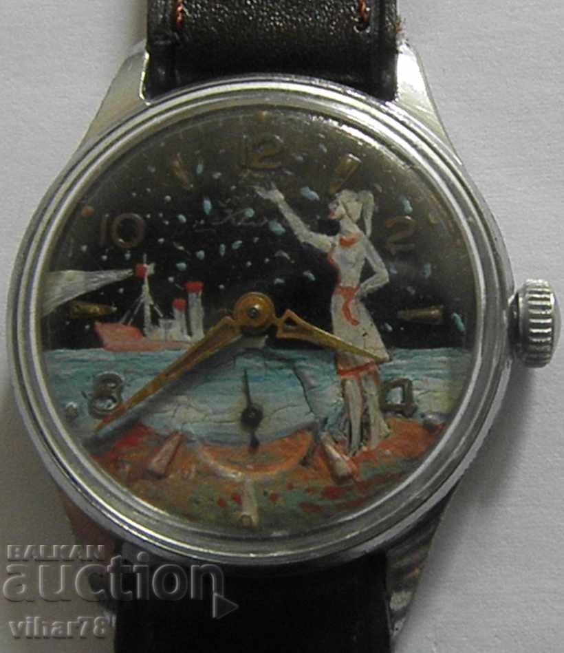 ΑΝΔΡΙΚΟ ΡΟΛΟΓΙΟ DAGGER ΜΕ ΒΑΜΜΕΝΟ ΚΑΝΤΕΡ