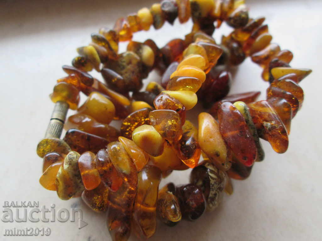 Women's necklace natural amber - 5 Women's necklace natural amber - 5