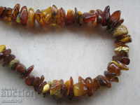 Women's necklace natural amber