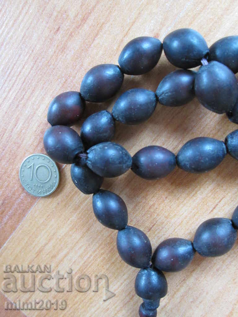 19th century old wooden rosary with price 95.00 BGN | € 48.57 19th century old wooden rosary with price 95.00 BGN | € 48.57